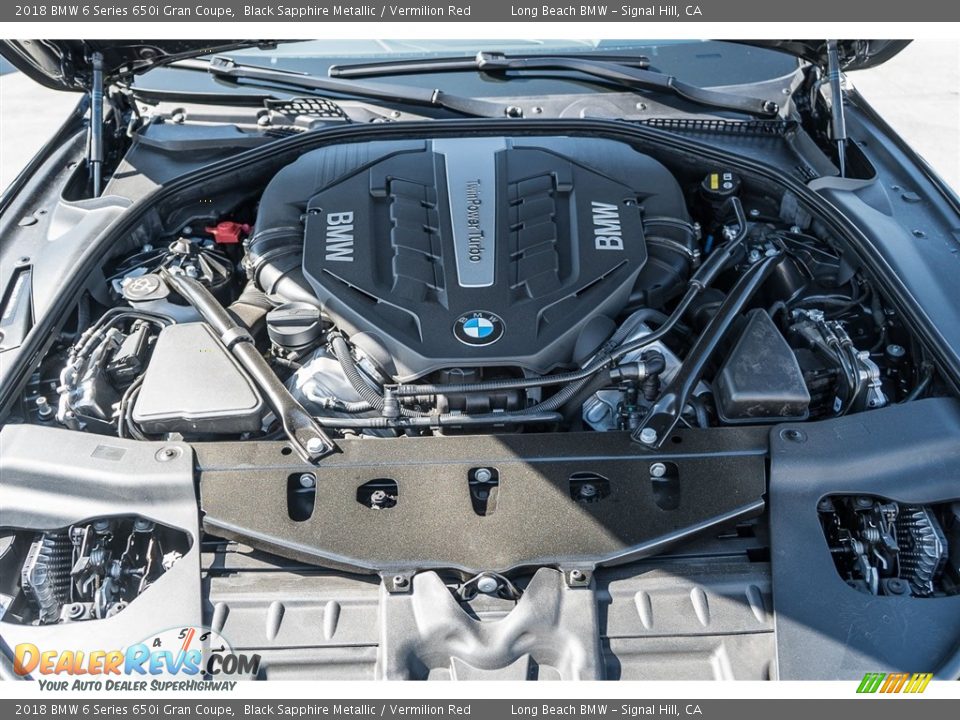 2018 BMW 6 Series 650i Gran Coupe 4.4 Liter TwinPower Turbocharged DOHC 32-Valve VVT V8 Engine Photo #8