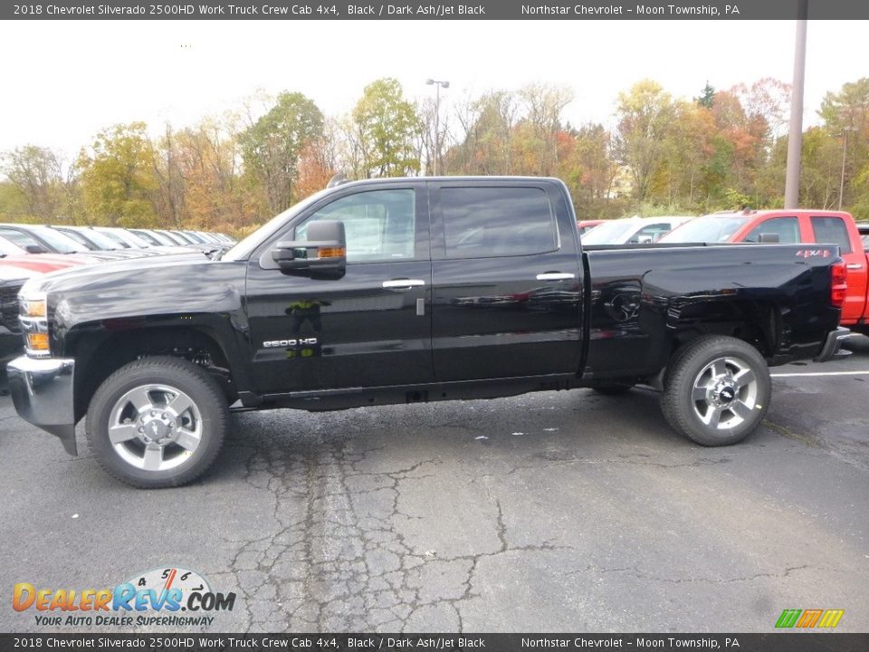 2018 Chevrolet Silverado 2500HD Work Truck Crew Cab 4x4 Black / Dark Ash/Jet Black Photo #2