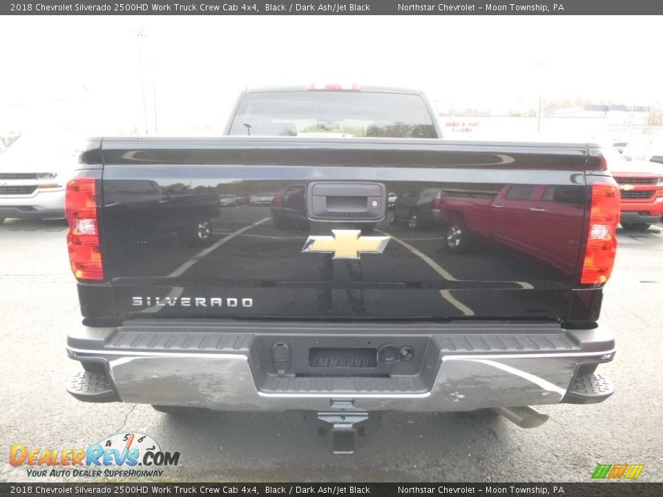 2018 Chevrolet Silverado 2500HD Work Truck Crew Cab 4x4 Black / Dark Ash/Jet Black Photo #4
