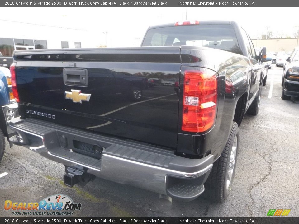 2018 Chevrolet Silverado 2500HD Work Truck Crew Cab 4x4 Black / Dark Ash/Jet Black Photo #5