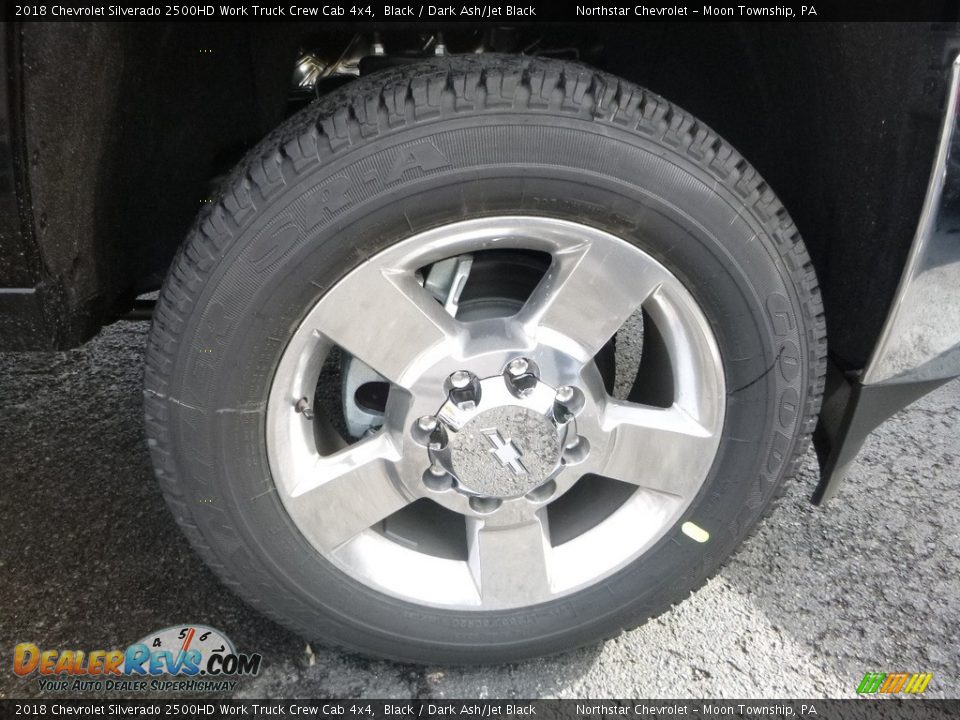 2018 Chevrolet Silverado 2500HD Work Truck Crew Cab 4x4 Black / Dark Ash/Jet Black Photo #9