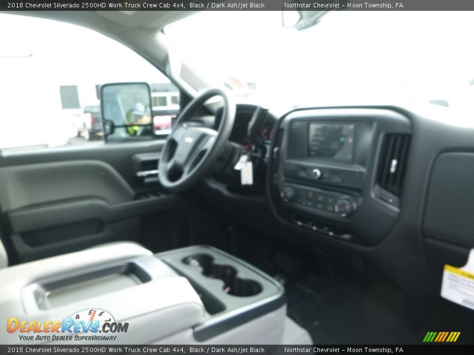 2018 Chevrolet Silverado 2500HD Work Truck Crew Cab 4x4 Black / Dark Ash/Jet Black Photo #11