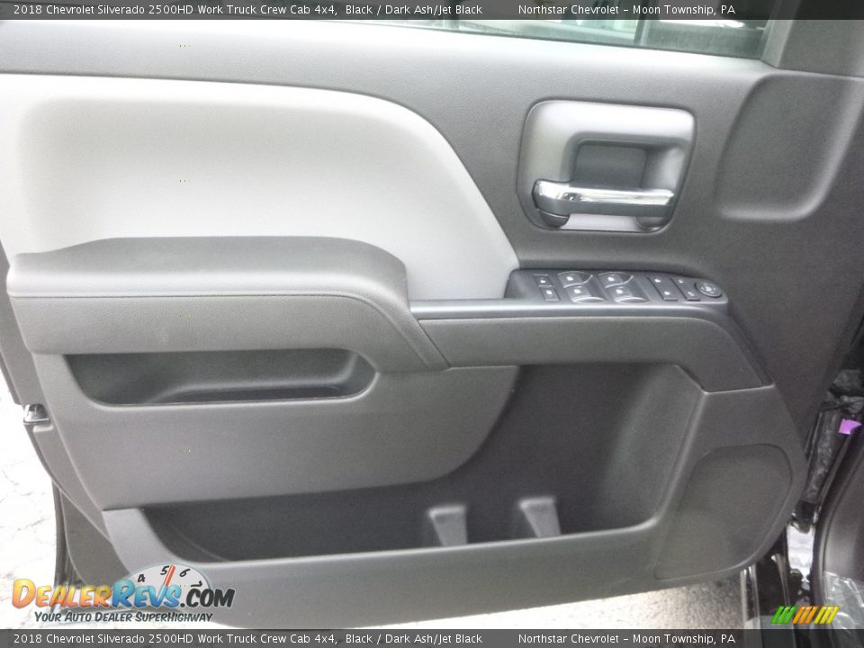 2018 Chevrolet Silverado 2500HD Work Truck Crew Cab 4x4 Black / Dark Ash/Jet Black Photo #14