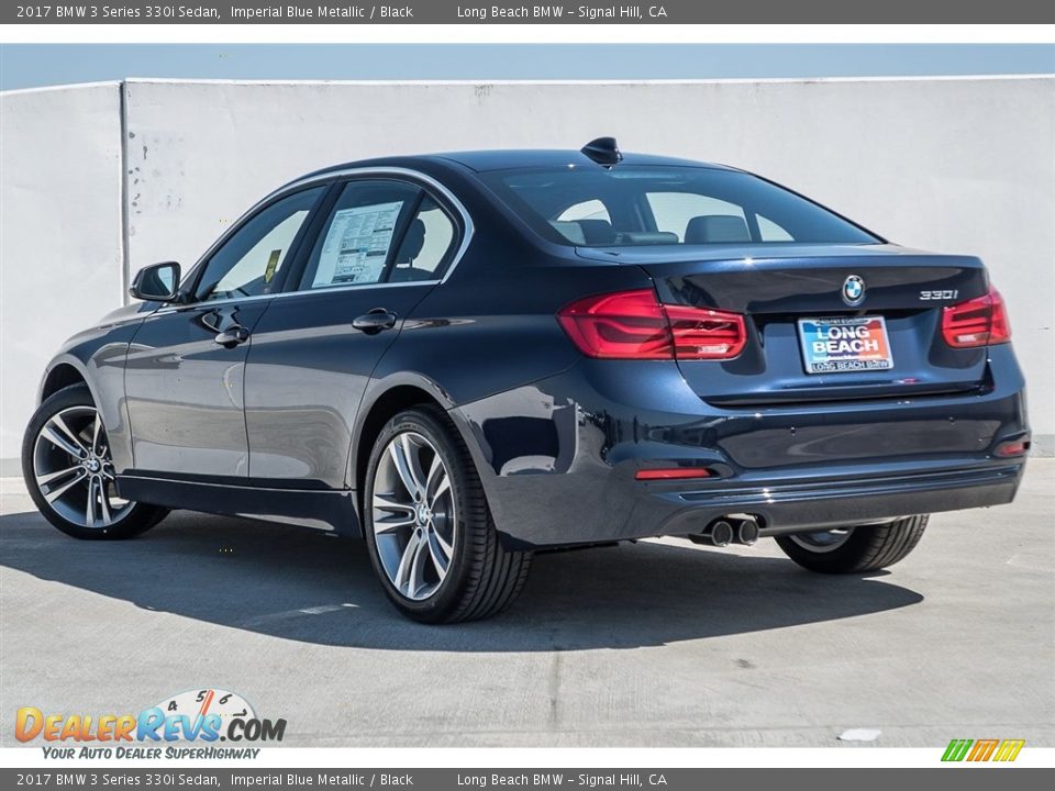2017 BMW 3 Series 330i Sedan Imperial Blue Metallic / Black Photo #3