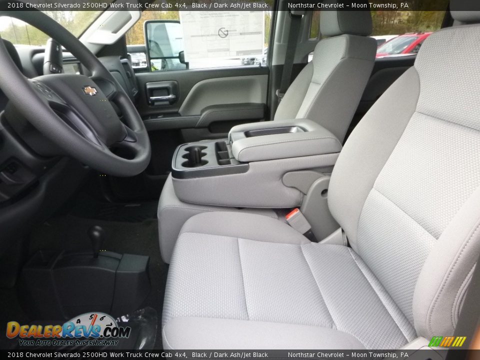 2018 Chevrolet Silverado 2500HD Work Truck Crew Cab 4x4 Black / Dark Ash/Jet Black Photo #15