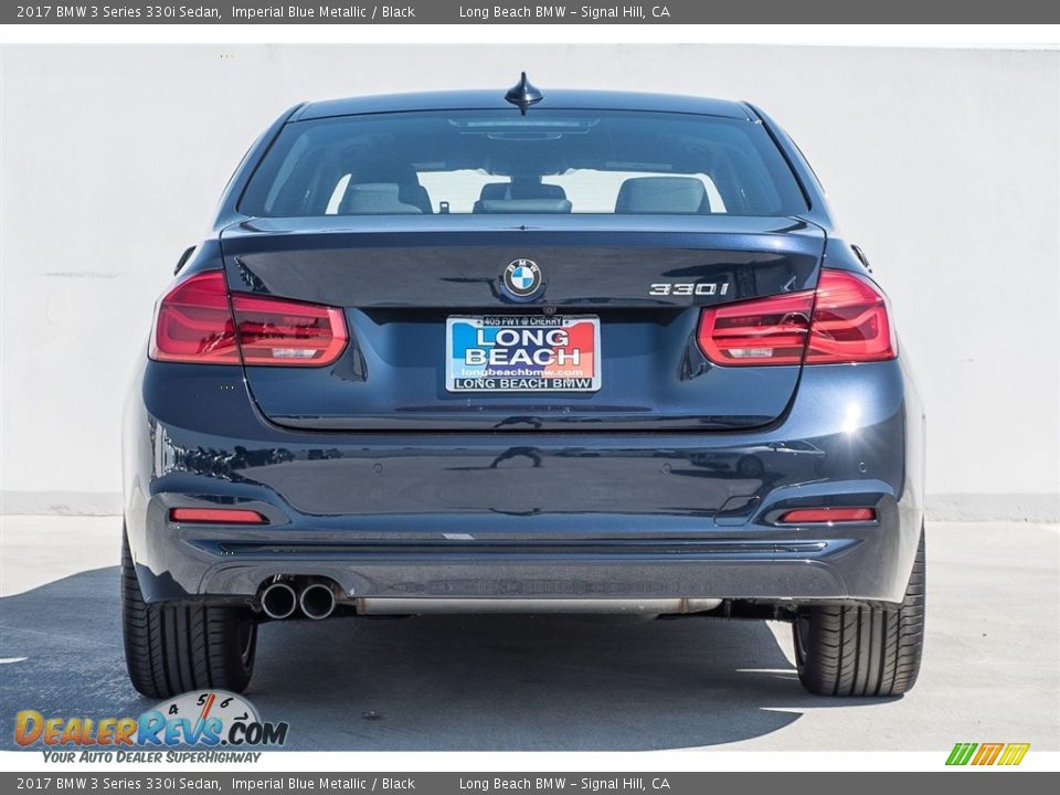 2017 BMW 3 Series 330i Sedan Imperial Blue Metallic / Black Photo #4
