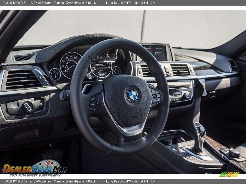 2018 BMW 3 Series 340i Sedan Mineral Grey Metallic / Black Photo #5