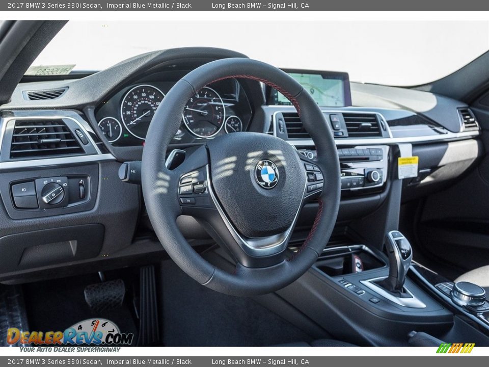 2017 BMW 3 Series 330i Sedan Imperial Blue Metallic / Black Photo #5