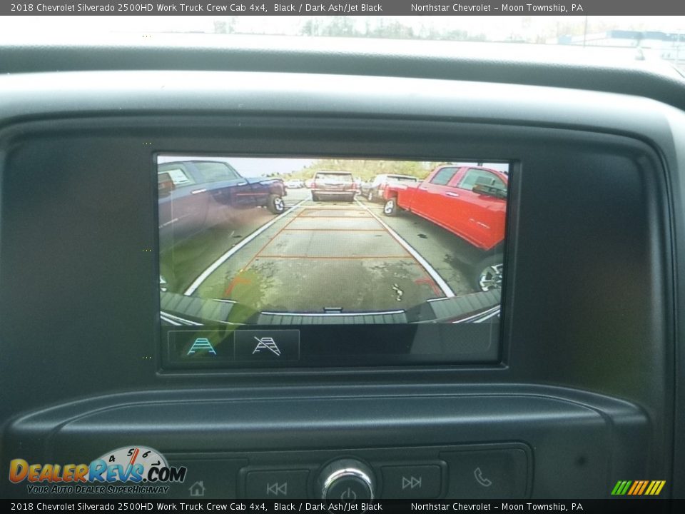 2018 Chevrolet Silverado 2500HD Work Truck Crew Cab 4x4 Black / Dark Ash/Jet Black Photo #18