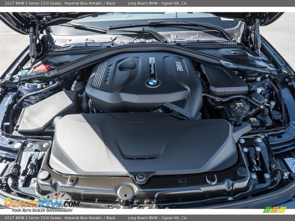 2017 BMW 3 Series 330i Sedan Imperial Blue Metallic / Black Photo #8