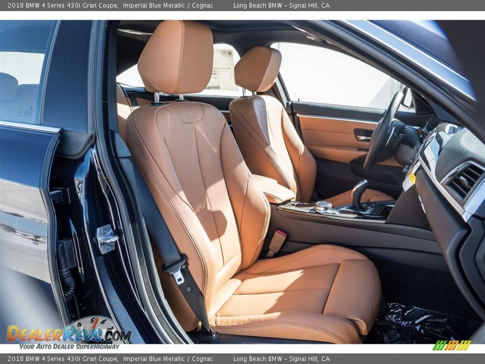 Cognac Interior - 2018 BMW 4 Series 430i Gran Coupe Photo #2