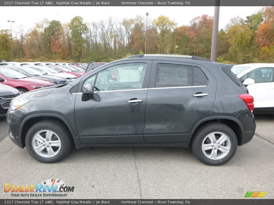 2017 Chevrolet Trax LT AWD Nightfall Gray Metallic / Jet Black Photo #2