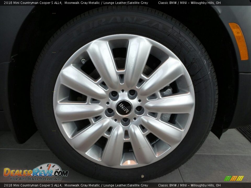 2018 Mini Countryman Cooper S ALL4 Moonwalk Gray Metallic / Lounge Leather/Satellite Grey Photo #5