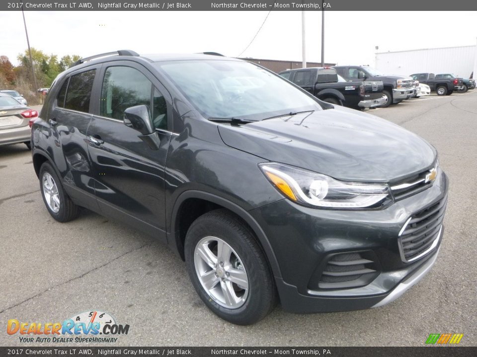 2017 Chevrolet Trax LT AWD Nightfall Gray Metallic / Jet Black Photo #7