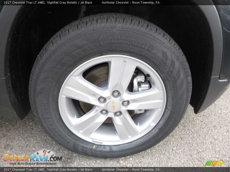 2017 Chevrolet Trax LT AWD Nightfall Gray Metallic / Jet Black Photo #9