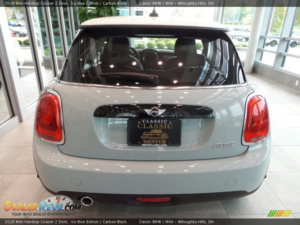 2018 Mini Hardtop Cooper 2 Door Ice Blue Edition / Carbon Black Photo #3