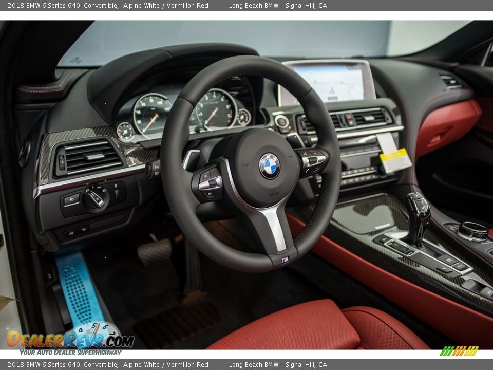 Dashboard of 2018 BMW 6 Series 640i Convertible Photo #6