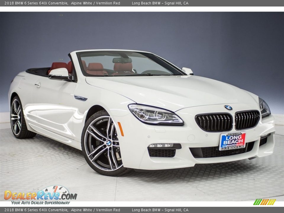 Front 3/4 View of 2018 BMW 6 Series 640i Convertible Photo #11
