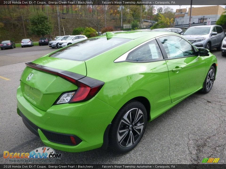 Energy Green Pearl 2018 Honda Civic EX-T Coupe Photo #4