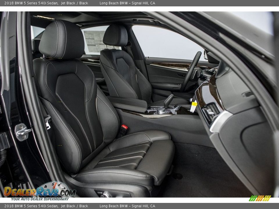 2018 BMW 5 Series 540i Sedan Jet Black / Black Photo #2