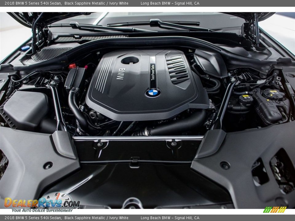 2018 BMW 5 Series 540i Sedan 3.0 Liter DI TwinPower Turbocharged DOHC 24-Valve VVT Inline 6 Cylinder Engine Photo #8