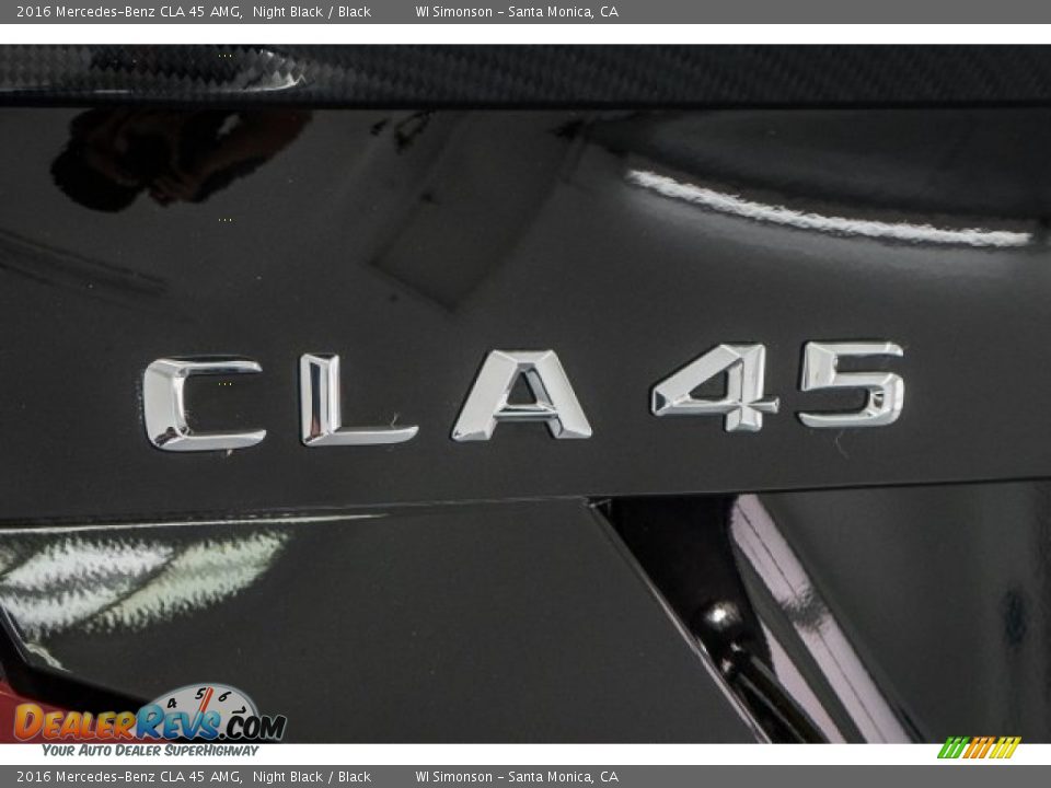 2016 Mercedes-Benz CLA 45 AMG Night Black / Black Photo #7