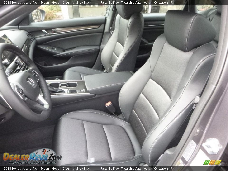 2018 Honda Accord Sport Sedan Modern Steel Metallic / Black Photo #8
