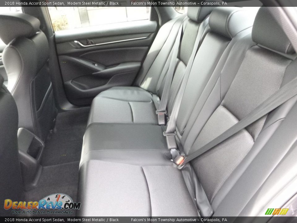 2018 Honda Accord Sport Sedan Modern Steel Metallic / Black Photo #9