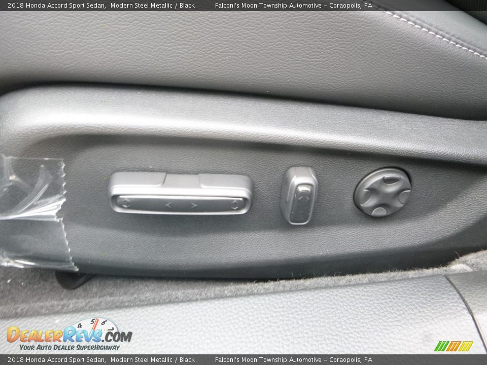 2018 Honda Accord Sport Sedan Modern Steel Metallic / Black Photo #13