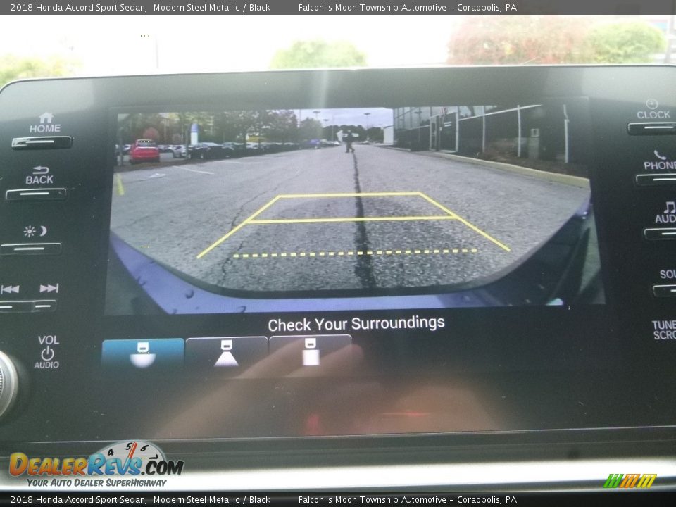 2018 Honda Accord Sport Sedan Modern Steel Metallic / Black Photo #15