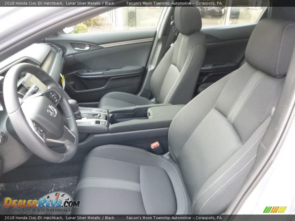 Front Seat of 2018 Honda Civic EX Hatchback Photo #8