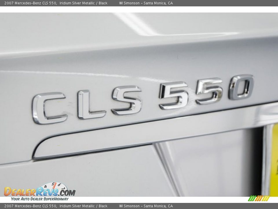 2007 Mercedes-Benz CLS 550 Iridium Silver Metallic / Black Photo #7