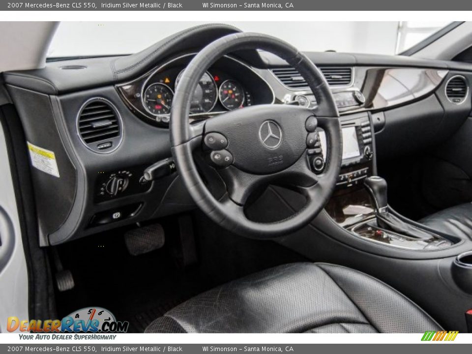 2007 Mercedes-Benz CLS 550 Iridium Silver Metallic / Black Photo #21