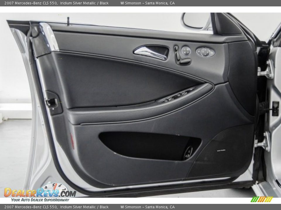 2007 Mercedes-Benz CLS 550 Iridium Silver Metallic / Black Photo #23
