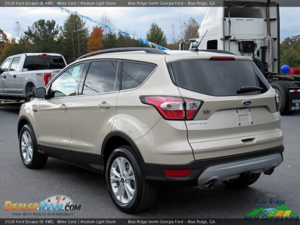 2018 Ford Escape SE 4WD White Gold / Medium Light Stone Photo #3
