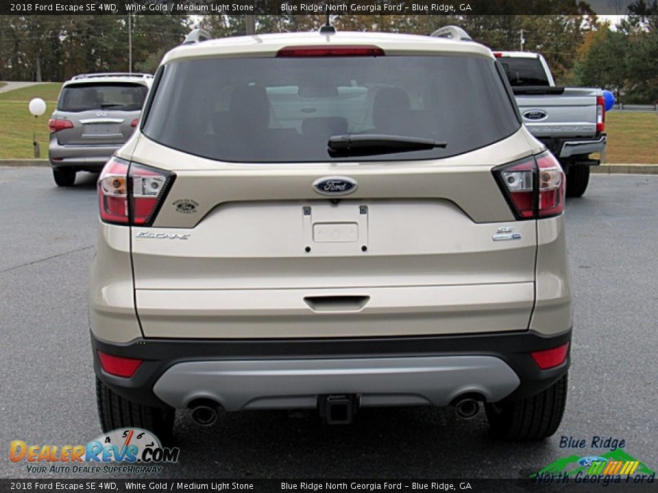 2018 Ford Escape SE 4WD White Gold / Medium Light Stone Photo #4
