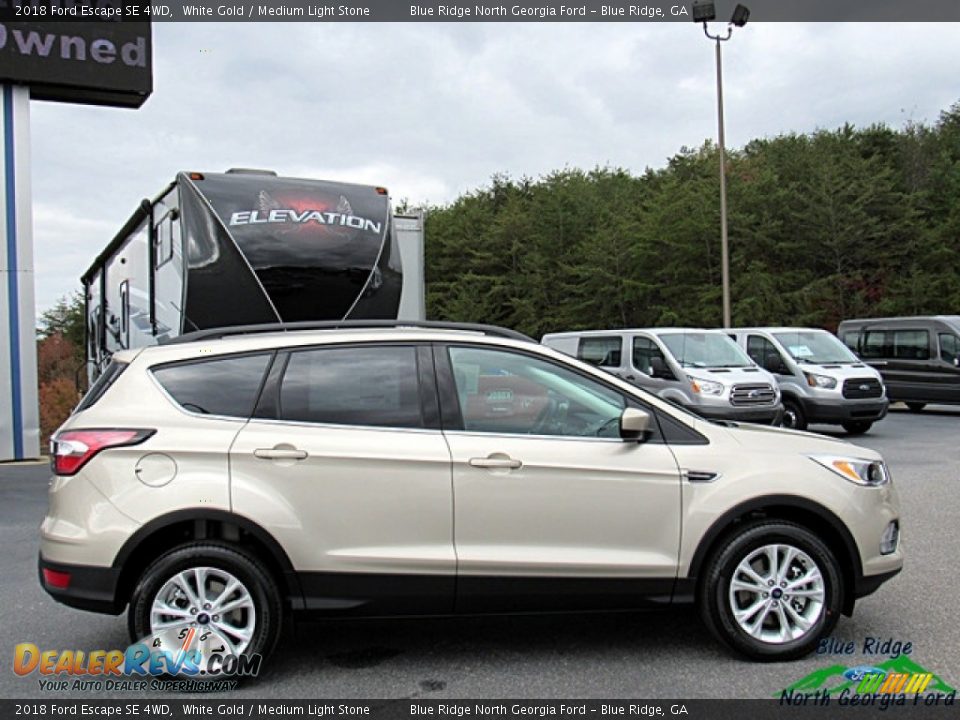 2018 Ford Escape SE 4WD White Gold / Medium Light Stone Photo #6