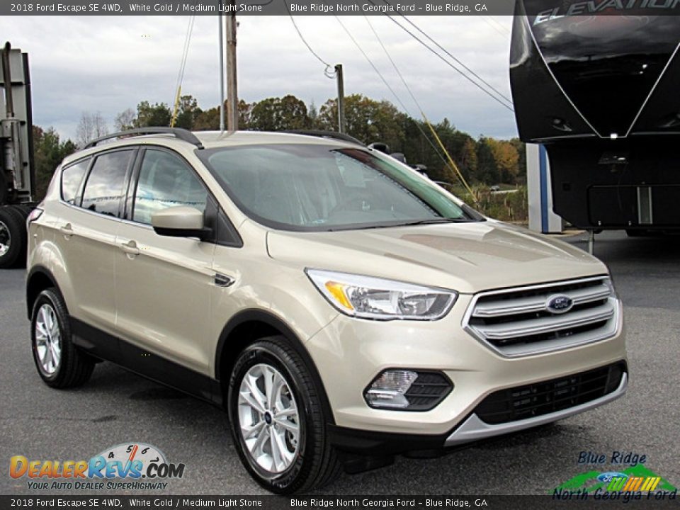 2018 Ford Escape SE 4WD White Gold / Medium Light Stone Photo #7