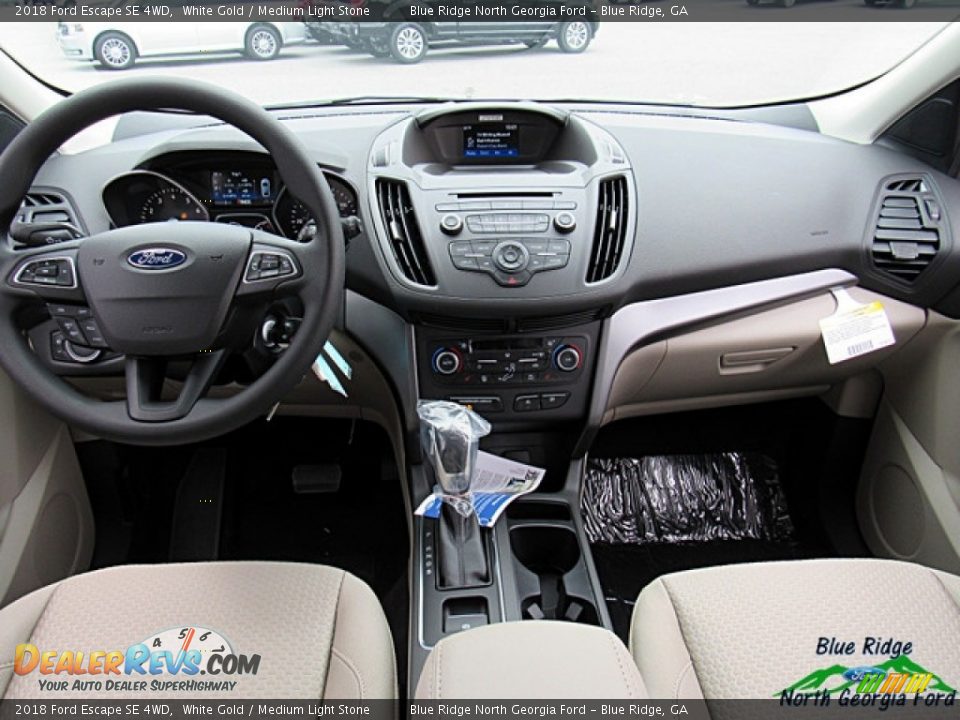2018 Ford Escape SE 4WD White Gold / Medium Light Stone Photo #14