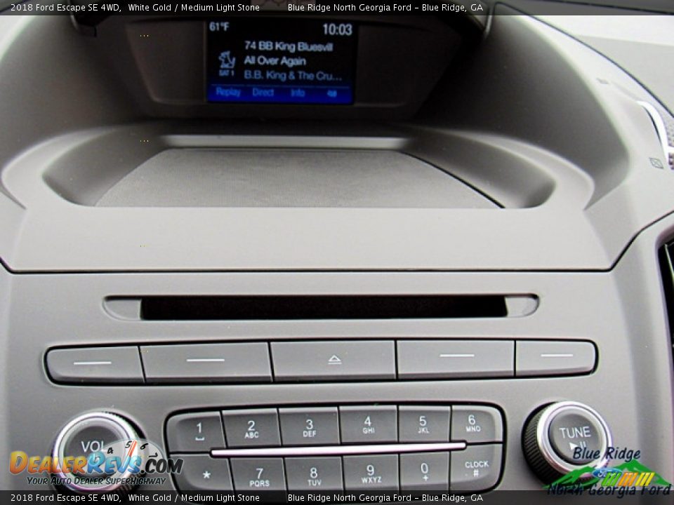 2018 Ford Escape SE 4WD White Gold / Medium Light Stone Photo #21