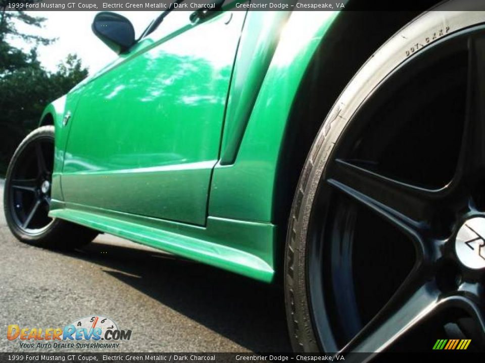 1999 Ford Mustang GT Coupe Electric Green Metallic / Dark Charcoal Photo #1