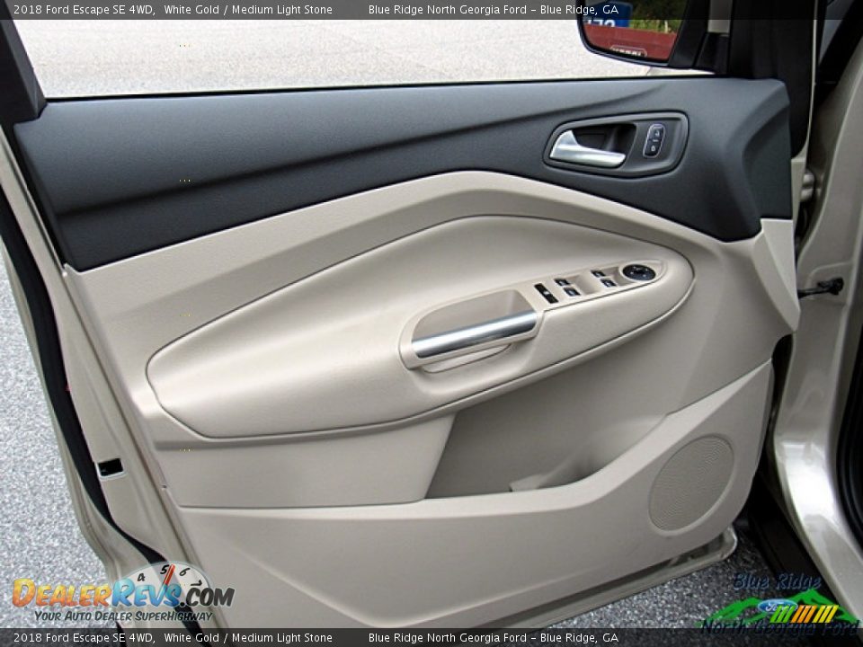 2018 Ford Escape SE 4WD White Gold / Medium Light Stone Photo #24