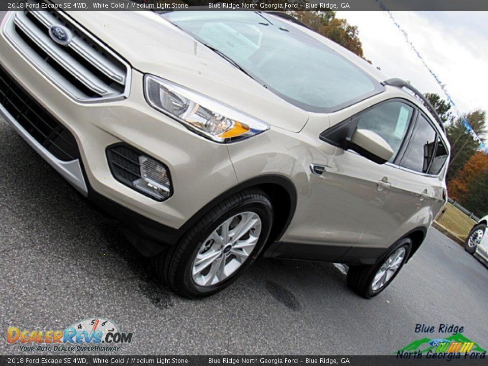 2018 Ford Escape SE 4WD White Gold / Medium Light Stone Photo #27