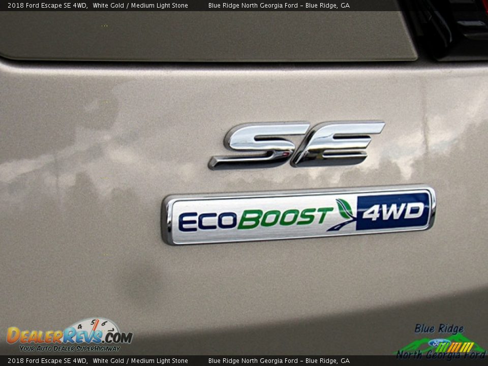 2018 Ford Escape SE 4WD White Gold / Medium Light Stone Photo #32