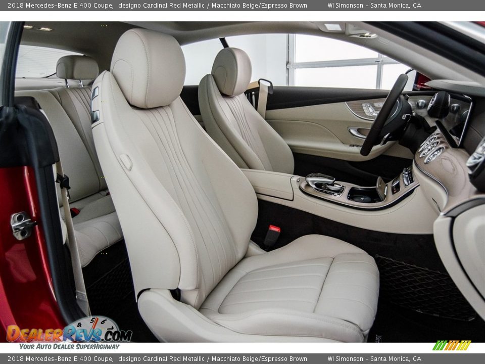Macchiato Beige/Espresso Brown Interior - 2018 Mercedes-Benz E 400 Coupe Photo #2