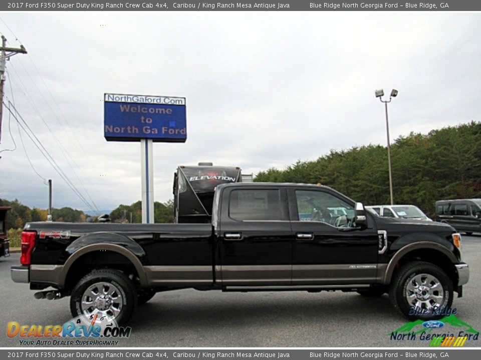 2017 Ford F350 Super Duty King Ranch Crew Cab 4x4 Caribou / King Ranch Mesa Antique Java Photo #5