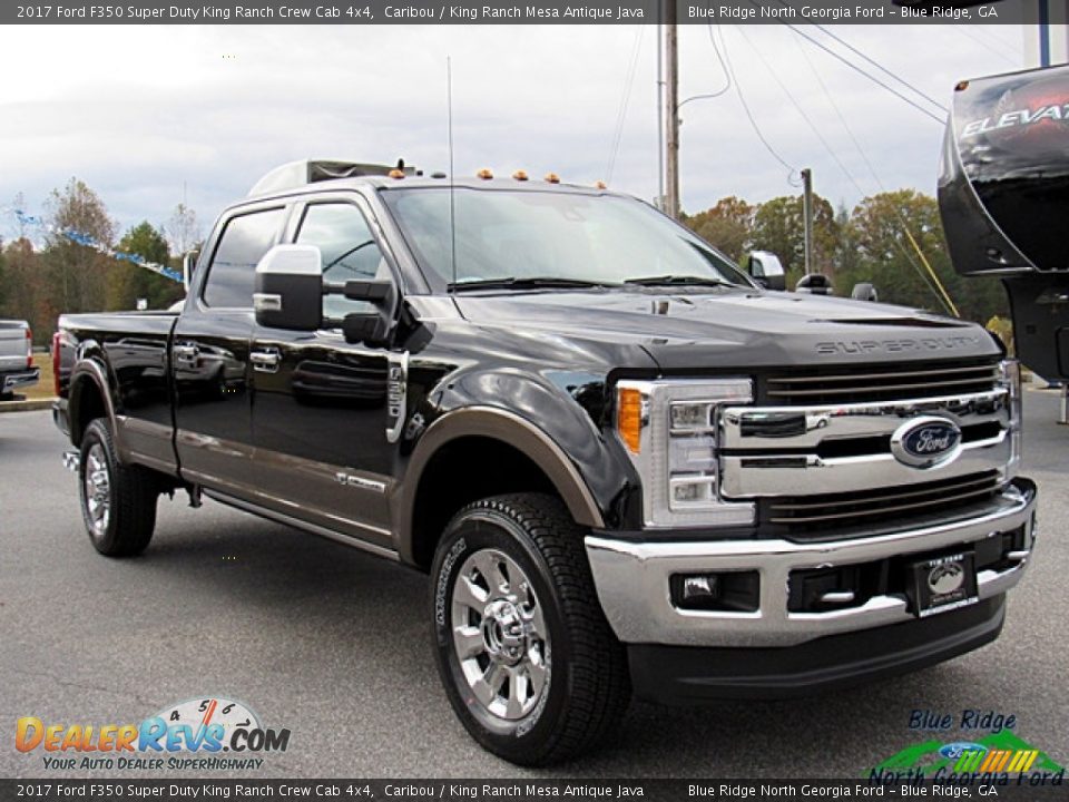 2017 Ford F350 Super Duty King Ranch Crew Cab 4x4 Caribou / King Ranch Mesa Antique Java Photo #7