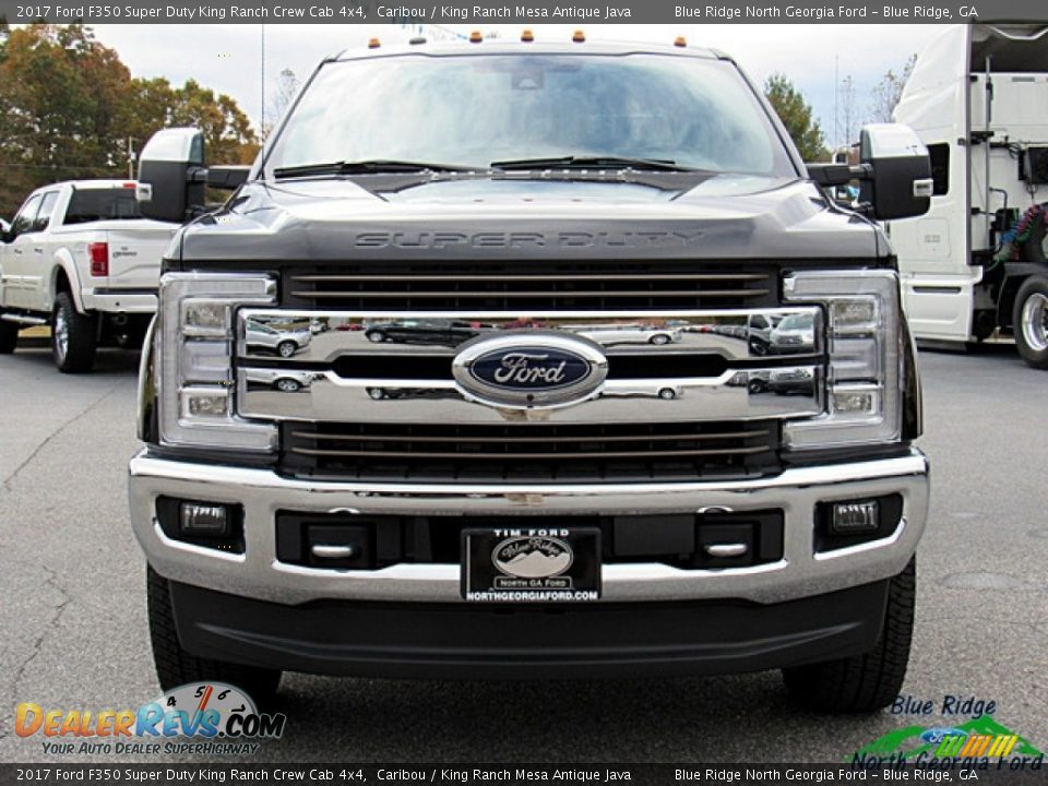 2017 Ford F350 Super Duty King Ranch Crew Cab 4x4 Caribou / King Ranch Mesa Antique Java Photo #8
