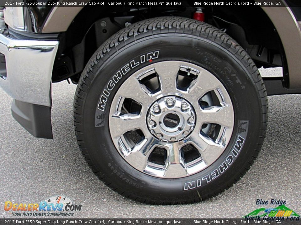 2017 Ford F350 Super Duty King Ranch Crew Cab 4x4 Caribou / King Ranch Mesa Antique Java Photo #9