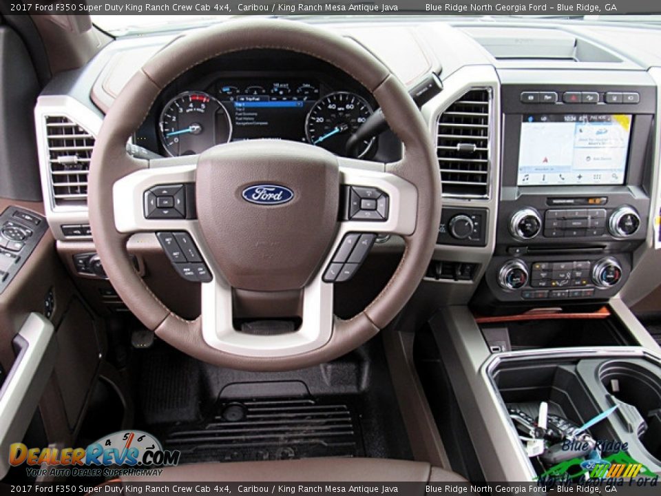 2017 Ford F350 Super Duty King Ranch Crew Cab 4x4 Caribou / King Ranch Mesa Antique Java Photo #15